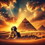 DALL·E 2024-11-23 17.16.06 - A breathtaking and highly detailed image of the Great Pyramids of Giza and the Sphinx, under a golden sunset sky with dramatic lighting. The scene inc